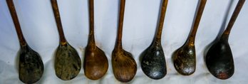 Awesome Lot Of Antique (wooden Shaft) DRIVERS! (1)