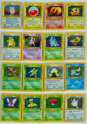 COMPLETE 1ST EDITION JUNGLE POKEMON CARD SET 64 Of 64!!!