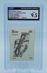 ABSOLUTELY INSANE!!! ROC OF KHER RIDGES Rare MTG GAMMA PLAYTEST CARD (PRE-ALPHA) CGC Graded MINT 9.5