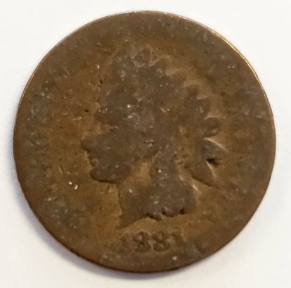 1881 INDIAN HEAD PENNY