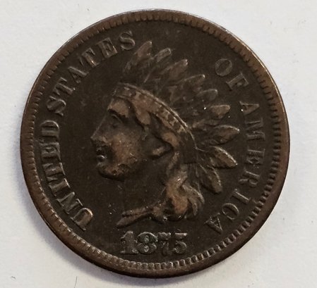 1875 INDIAN HEAD PENNY