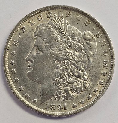 1891 O MORGAN DOLLAR COIN  .900 SILVER