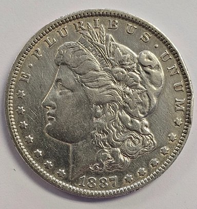 1887 O MORGAN DOLLAR COIN  .900 SILVER