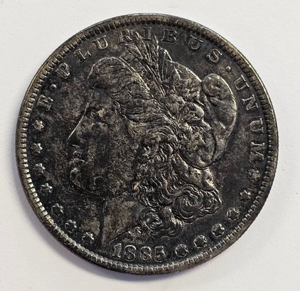 1885 MORGAN DOLLAR COIN    .900 SILVER