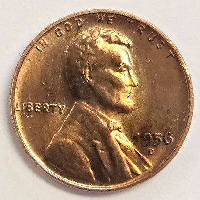 1956 D LINCOLN WHEAT PENNY