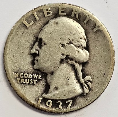 1937 Washington Quarter .900 Silver
