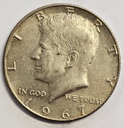 1967 Kennedy Half Dollar .400 Silver