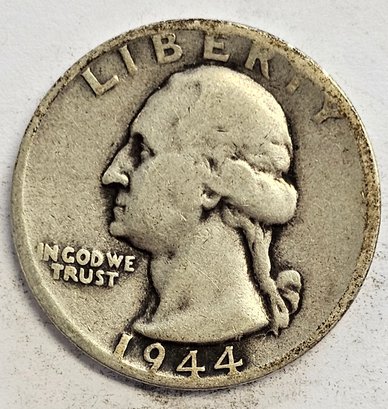 1944 S Washington Quarter .900 Silver