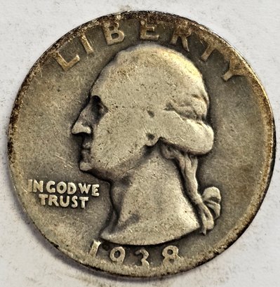 1938 Washington Quarter .900 Silver