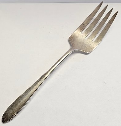 Heirloom Sterling Silver Serving Fork (lasting Spring Design) 56.0 Grams