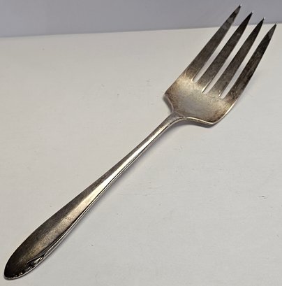 Heirloom Sterling Silver Serving Fork (Lasting Spring Design) 56.0 Grams