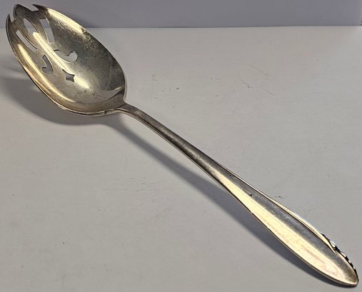 Heirloom Sterling Silver Slotted Spoon (Lasting Spring Design) 61.3 Grams