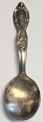 WM Rogers & Sons Children's Spoon Engraved With 'e' 16.1 Grams