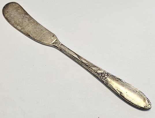 Oneida Sterling Silver Butter Knife (virginian Design) 27.3 Grams