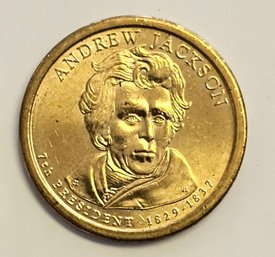 2008 P Presidential Andrew Jackson Dollar Coin