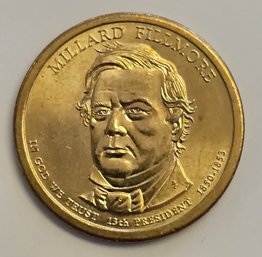 2010 P Presidential Millard Fillmore Dollar Coin