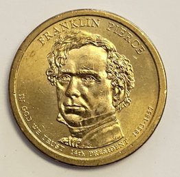 2010 P Franklin Pierce Presidential Dollar Coin