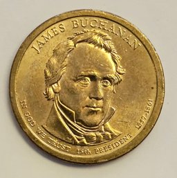 2010 P James Buchanan Presidential Dollar Coin