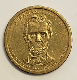 2010 P Abraham Lincoln Presidential Dollar Coin