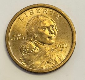 2001 P Sacagawea US One Dollar Coin