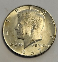 1967 Kennedy Half Dollar .400 Silver