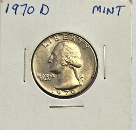 1970 D WASHINGTON QUARTER MINT