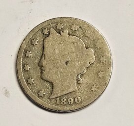 1890 Liberty Head Nickel V Nickel