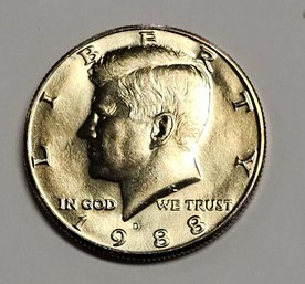 1988 Kennedy Half Dollar MINT UNCIRCULATED