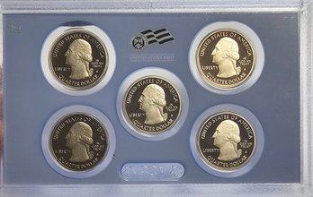 2010 AMERICA THE BEAUTIFUL 5 QUARTER PROOF SET