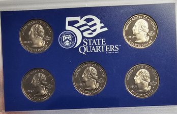 2000 S MINT PROOF SET STATE QUARTERS 5 COIN SET