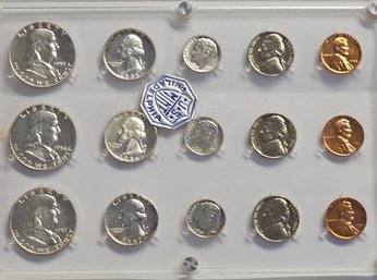 1955 - 1957 P PROOF SET SILVER .900