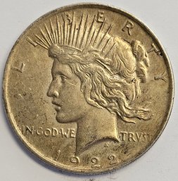 1922  Peace Dollar .900 Silver