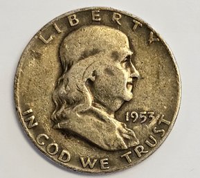 1953 Franklin Half Dollar .900 Silver