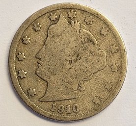 1910 Liberty Head Nickel (variety 2)