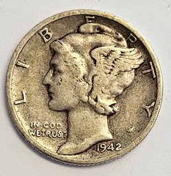 1942 D Mercury Dime