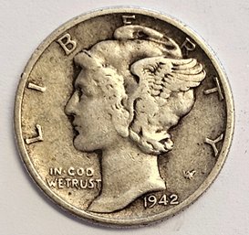 1942 Mercury Dime