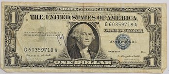 Series Of 1957 One Dollar Silver Certificate