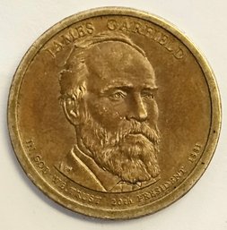 2011 JAMES GARFIELD DOLLAR COIN