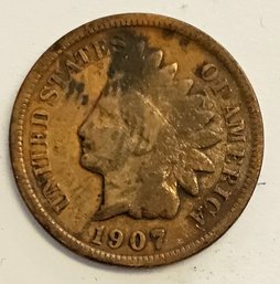 1907 INDIAN HEAD PENNY