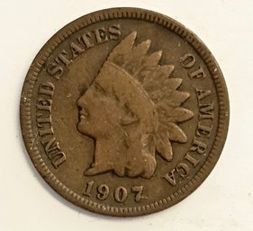 1907 INDIAN HEAD PENNY