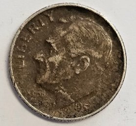 1954 D ROOSEVELT DIME .900 SILVER