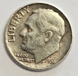 1956 ROOSEVELT DIME .900 SILVER