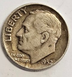 1952 ROOSEVELT DIME .900 SILVER