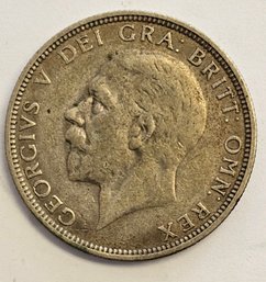 1931 GREAT BRITIAN SILVER FLORIN 2 SHILLINGS .500 SILVER