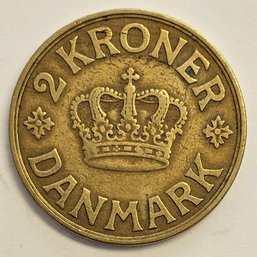 1940 DANMARK 2 KRONER COIN