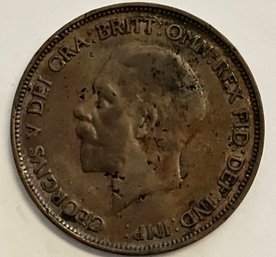 1936 UK GREAT BRITIAN ONE PENNY KING GEORGE