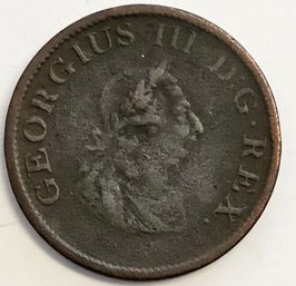 1805 IRISH HALF PENNY HIBERNIA