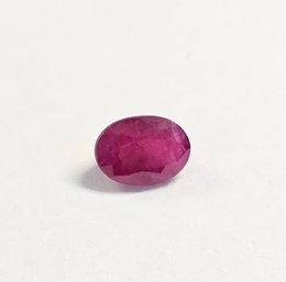 RED RED  Madagascar Oval RUBY Loose Stone!!!  7 X 5 MM  1.08 Ct Tw