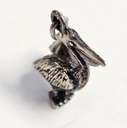 Vintage Sterling Silver PELICAN Charm  2.8 Gr