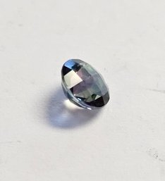 Round PEACOCK Multi Colored FACETED TOPAZ Loose Stone 6MM  1.06 Ct Tw